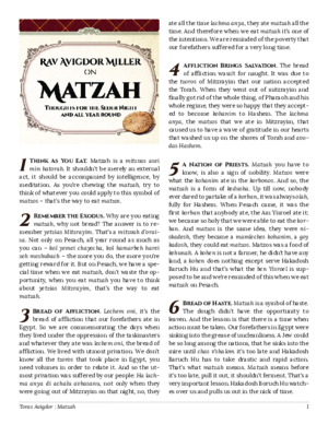 Matzah-EasyPrint